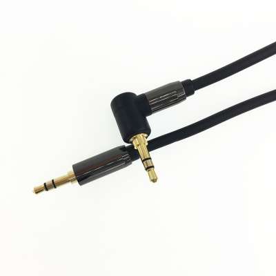 3.5mm Jacket stereo AUX cable male to male gold plated audio cable