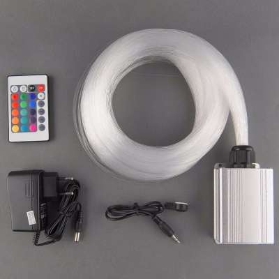 16W RGBW LED Fiber optic light Star Ceiling Kit Lights 150pcs 0.75mm 2M optical fiber lighting