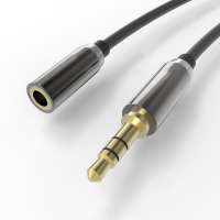 1ft 0.3 m 3.5 mm Audio Cable 3.5 mm Slim Audio Cable Gold Plated Connectors Male to Male  Aux Cable