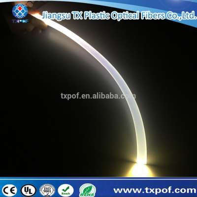 OD10mm side glow body emitting plastic optical fiber for illumination and decoration